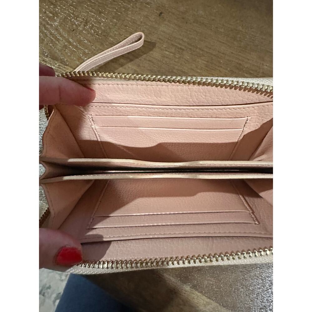 Gigi New York Large Python-Embossed Leather Zip-A… - image 5